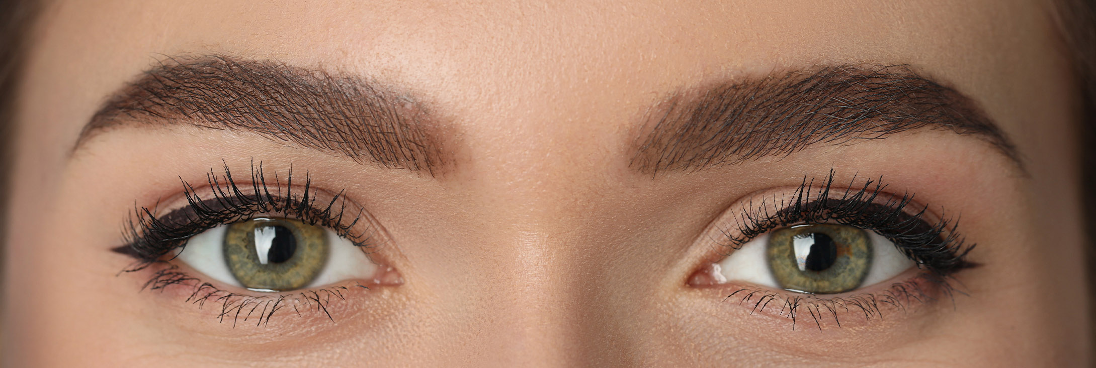 Photo of a woman's eyes and brow