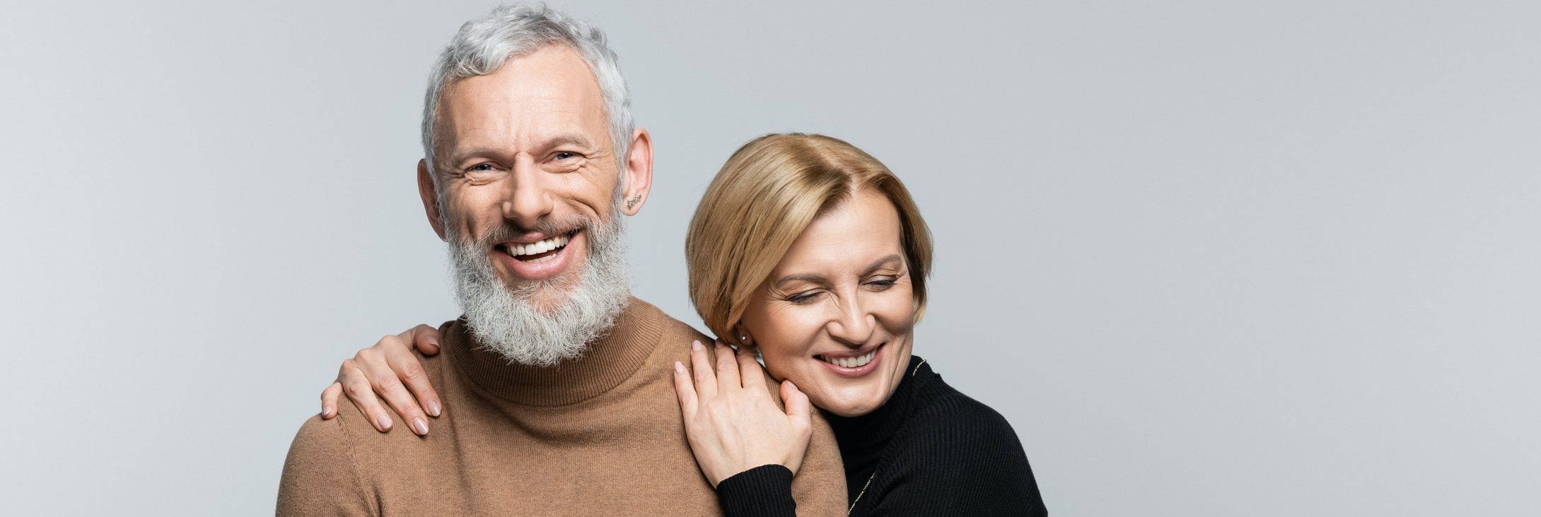 Photo of a happy middle-aged couple